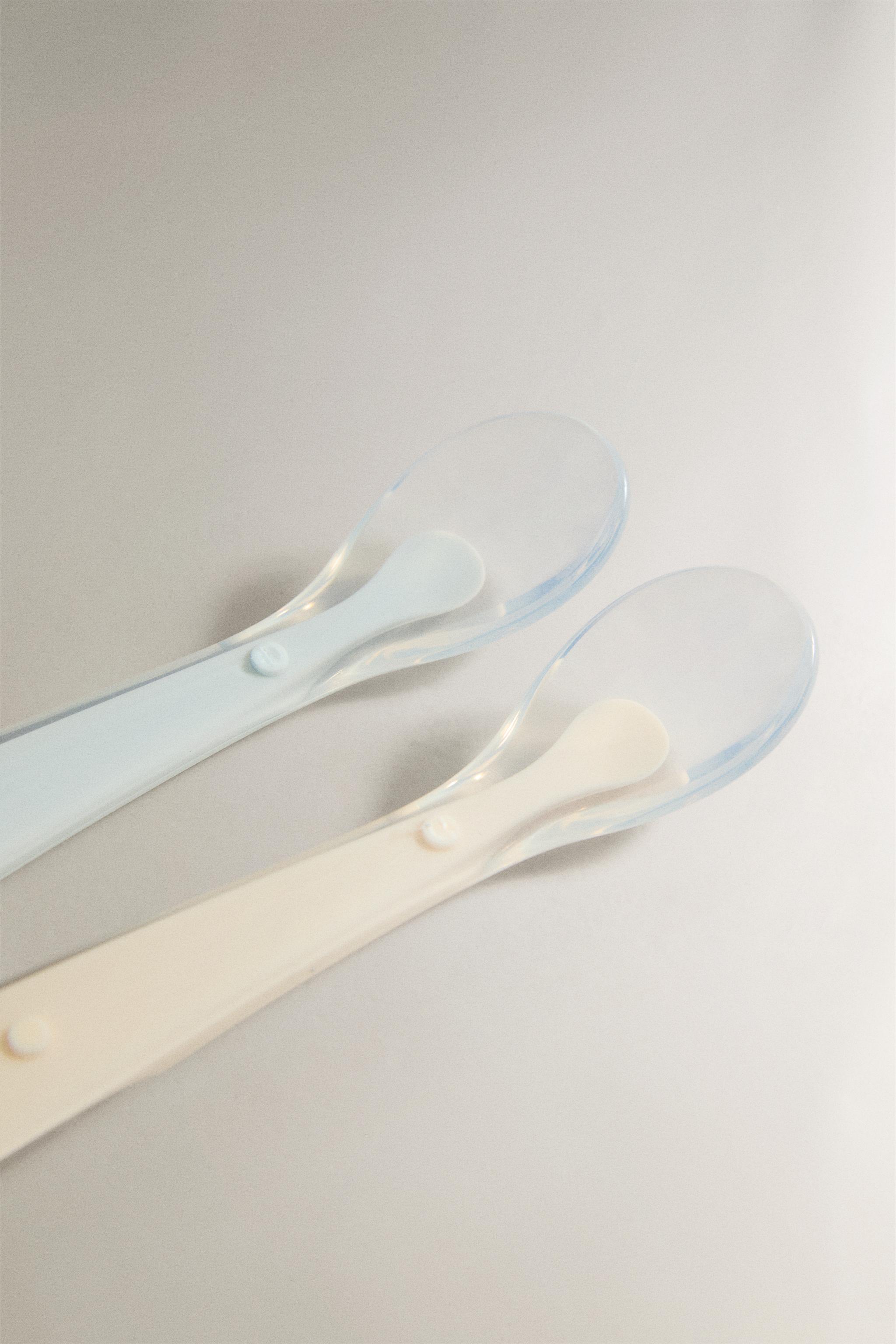 SET OF 2 KIDS' SILICONE SPOONS